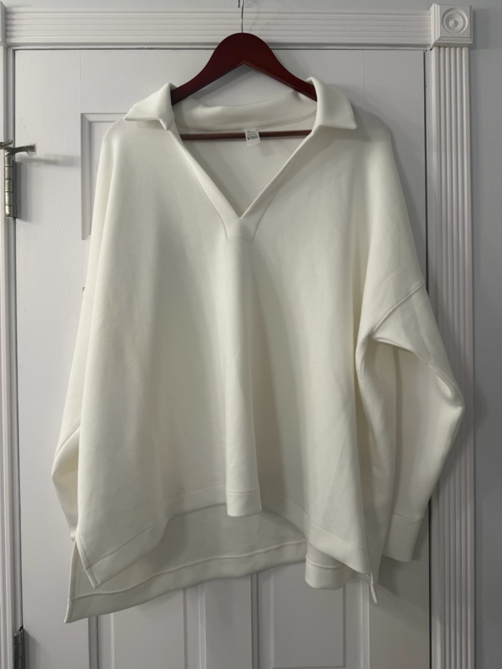 SPANX Ivory Cozy Pullover Top